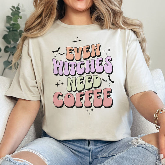 Even Witches Need Coffee T-Shirt
