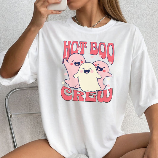 Hot Boo Crew T-Shirt